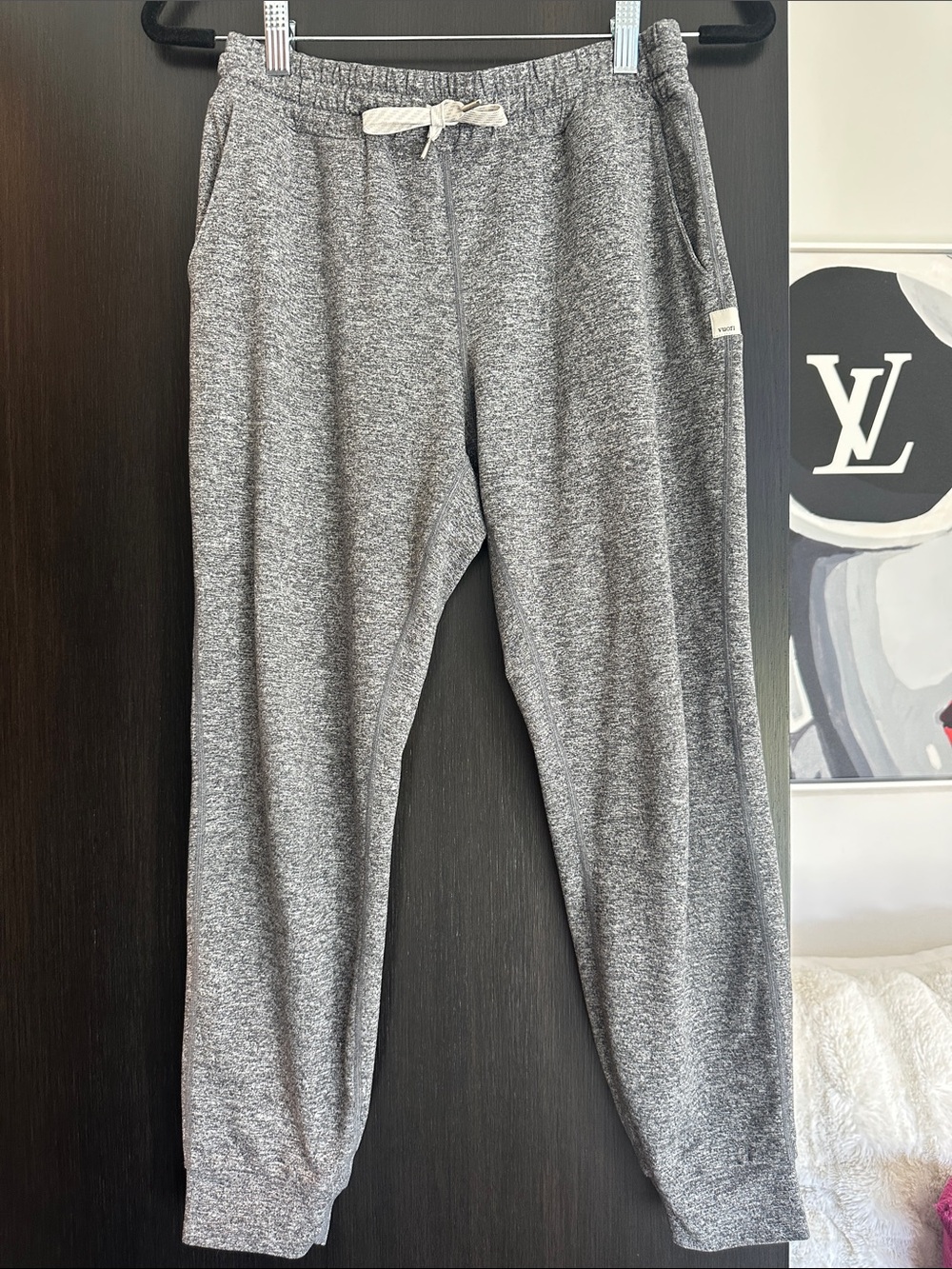 Vuori Jogger Sweats, Heather Grey, XS